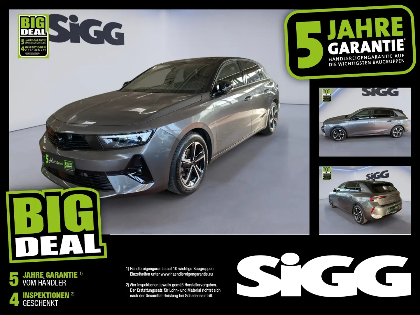 Opel Astra L 1.2 Turbo GS 2xKlima 360 AUT DynLicht Grau - 1