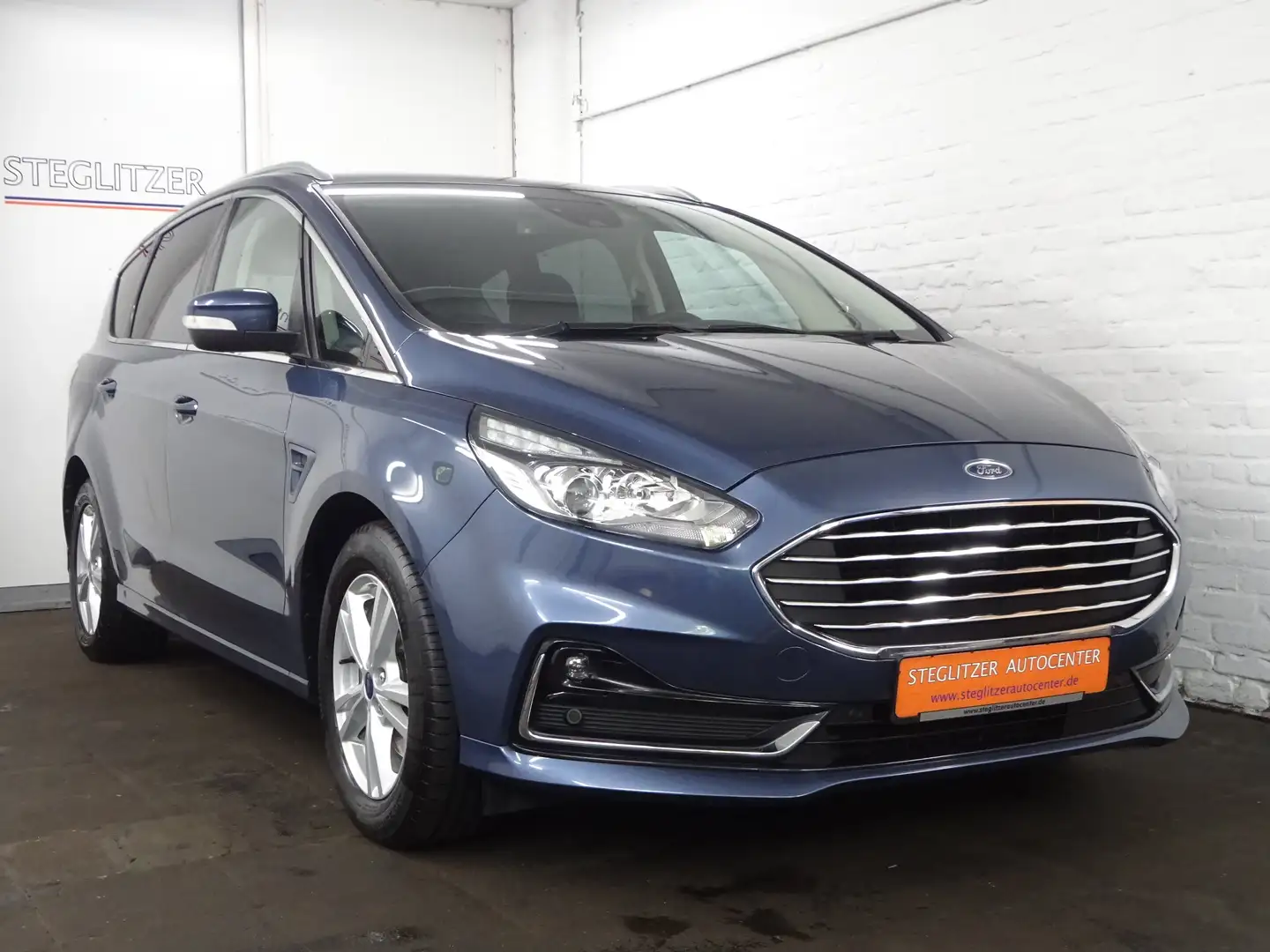 Ford S-Max 2.0 Titanium Aut./AHK/7-Sitzer/Navi/PDC/Tempo/KEY Blauw - 2
