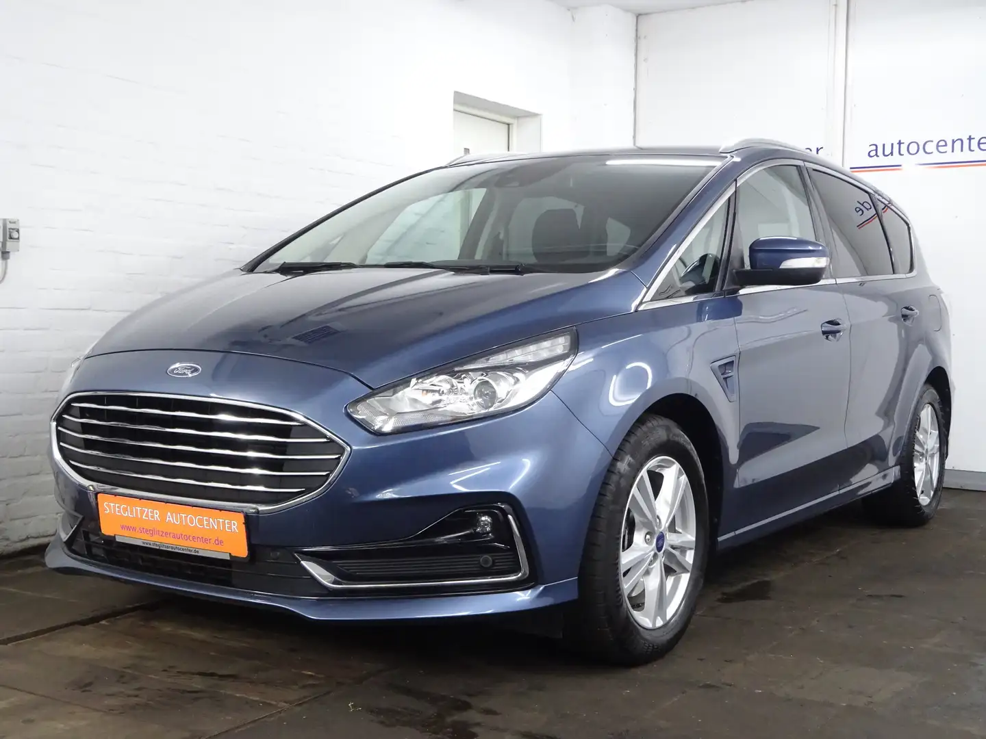 Ford S-Max 2.0 Titanium Aut./AHK/7-Sitzer/Navi/PDC/Tempo/KEY Blauw - 1