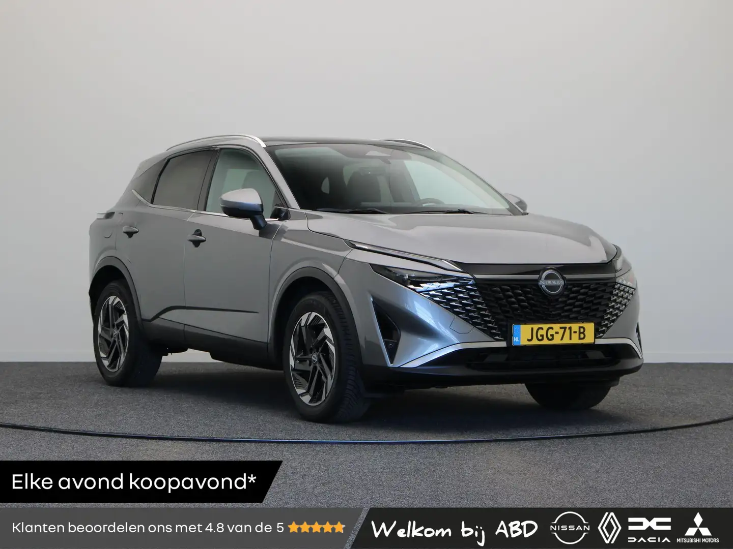 Nissan Qashqai 158pk MHEV Xtronic N-Connecta | Panoramadak | Stuu Grau - 1