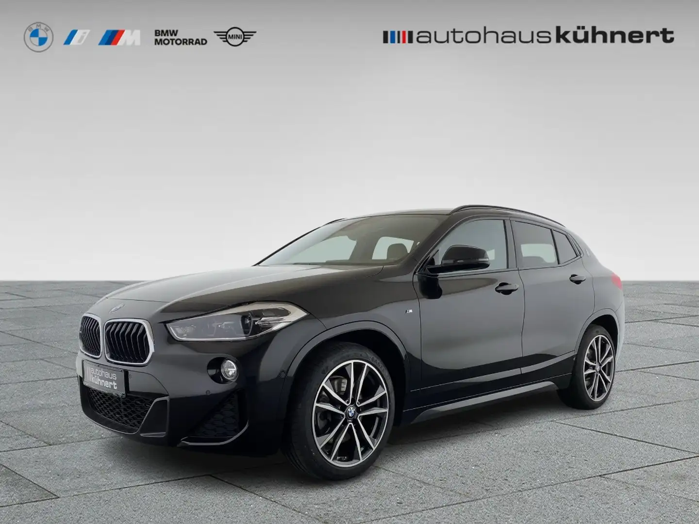 BMW X2 xDrive20d ///M-Sport AHK Navi+ ParkAss HiFi HUD Zwart - 1