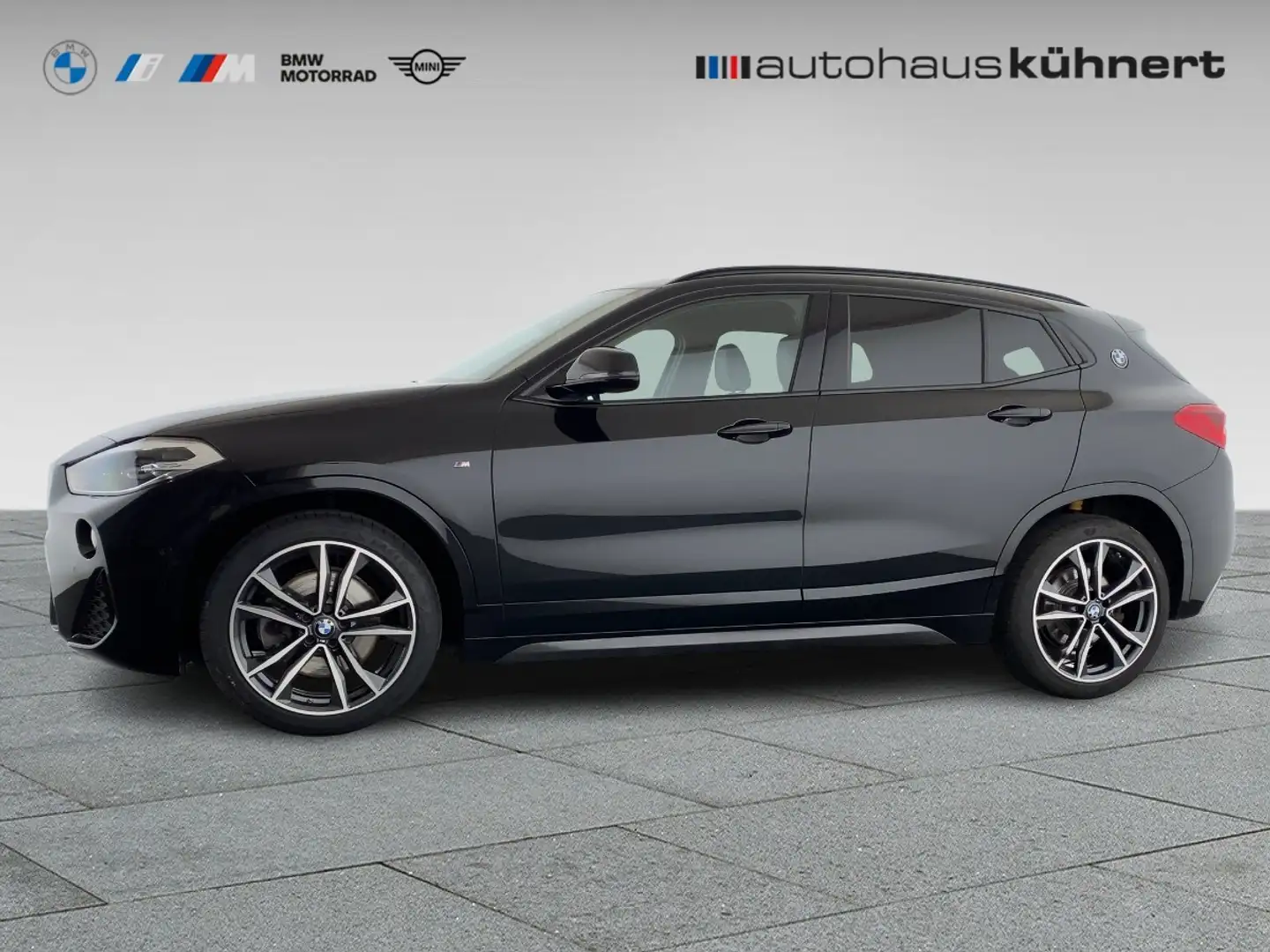 BMW X2 xDrive20d ///M-Sport AHK Navi+ ParkAss HiFi HUD Zwart - 2