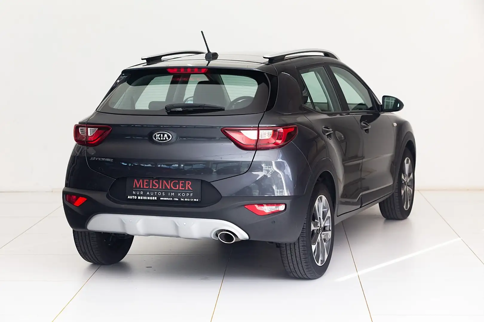 Kia Stonic 1,4 MPI ISG Silber Grau - 2