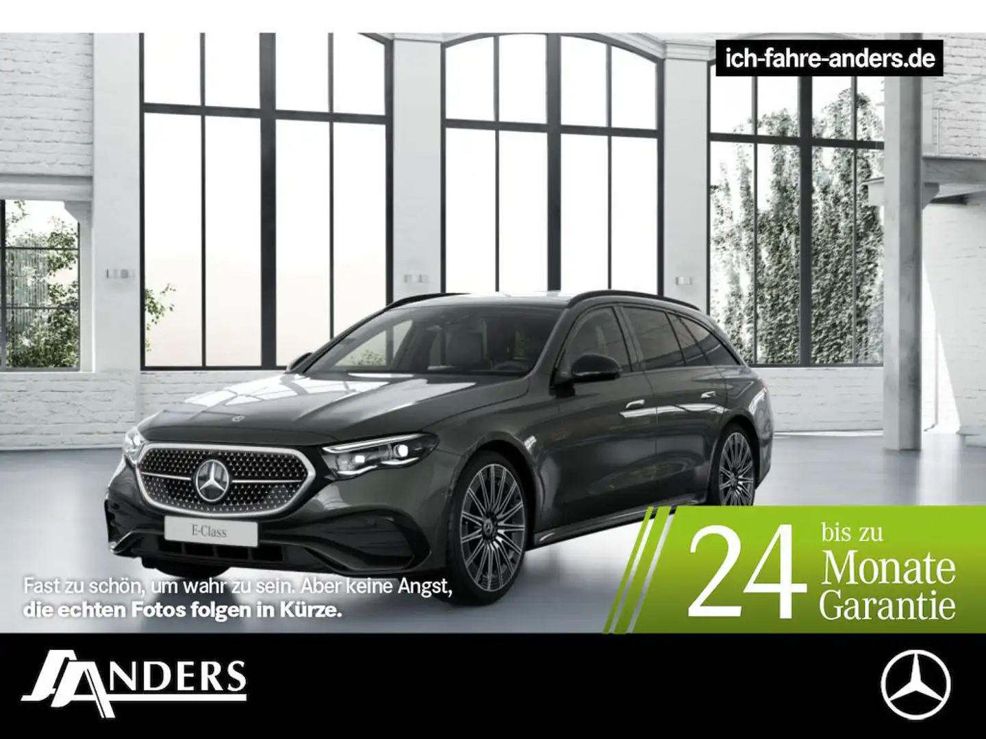 Mercedes-Benz E 450 d 4M T AMG Stand-Hz. Pano HuD AHK Sitzkl. Noir - 1