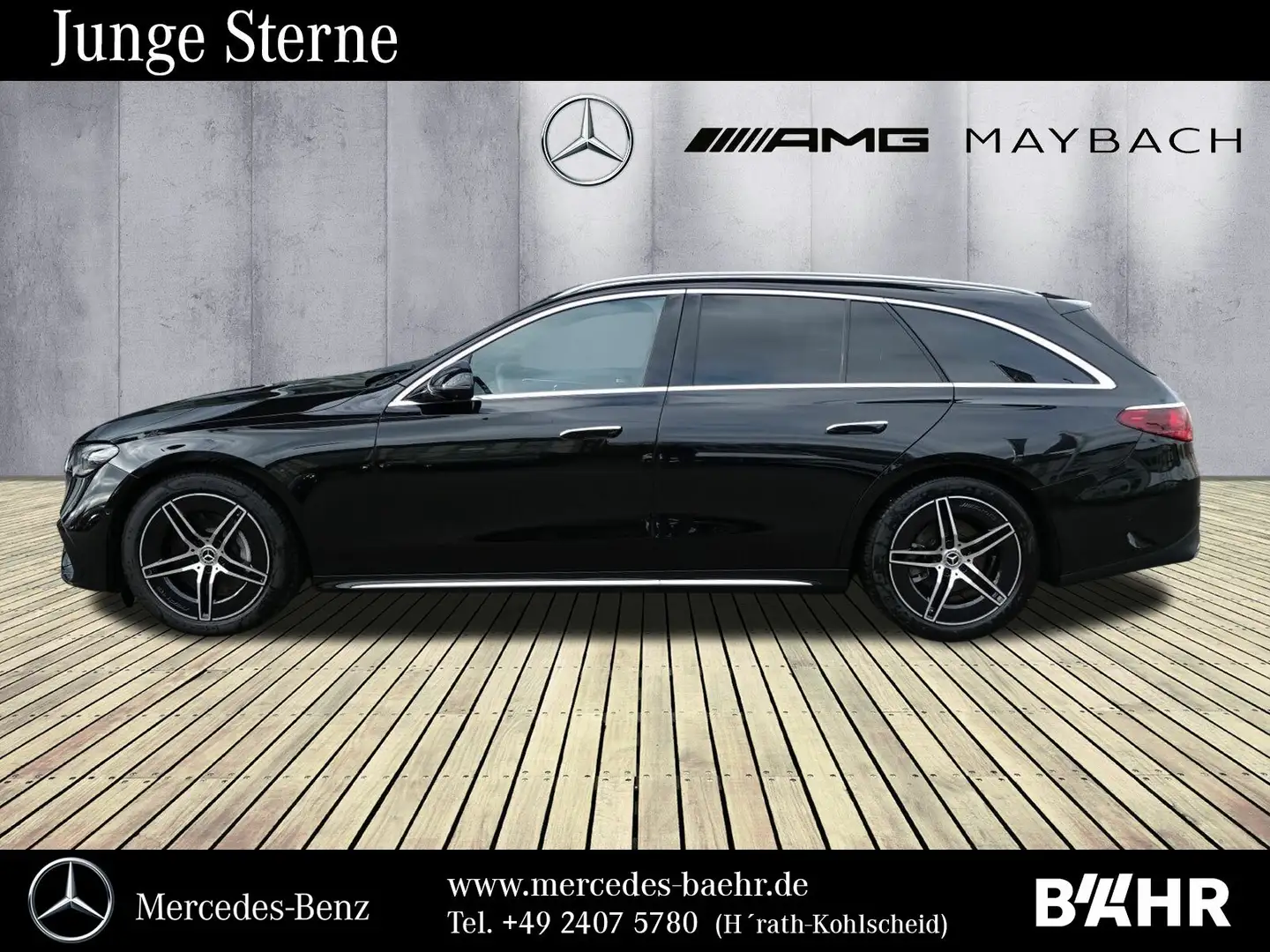 Mercedes-Benz E 220 E 220 d T AMG/MBUX/Pano/AHK/360°/Distronic/19" Schwarz - 2