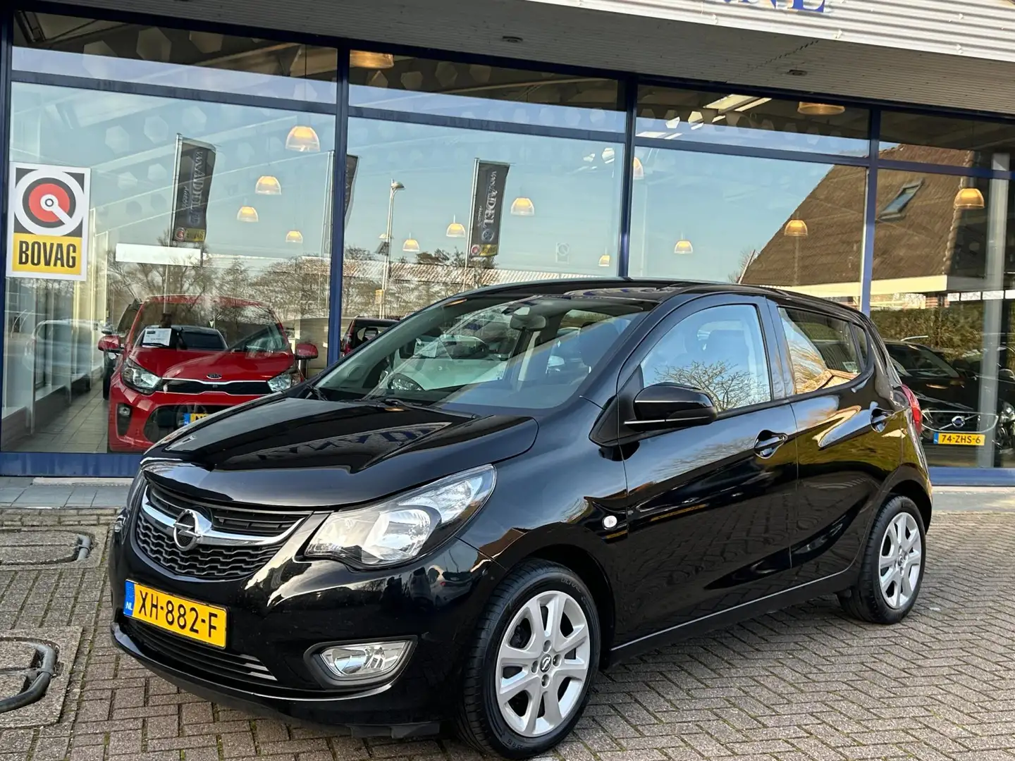 Opel Karl 1.0 ecoFLEX Edition Aut. Airco Park.Sens Cruise NA Zwart - 1