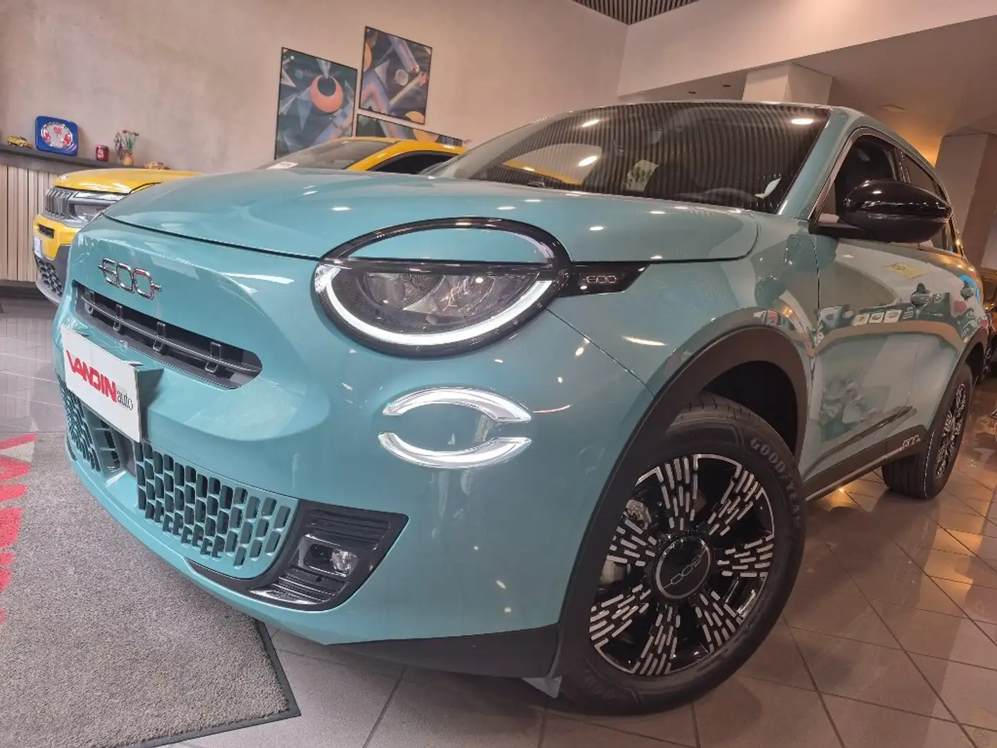 Fiat 600 1.2 TURBO-HYBRID 110cv, C. AUTOM. PACK STYLE, KM0! Blau - 1