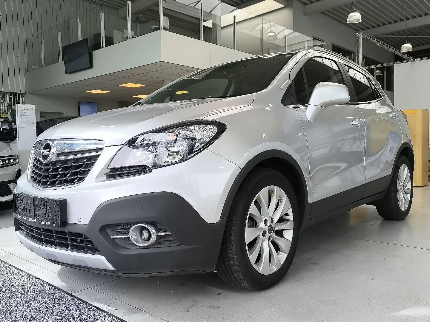 Opel Mokka 1.4 Turbo*ParkS.V/A+CAM*Navi*CruisC*Zetelverw*A/C* Zilver - 1