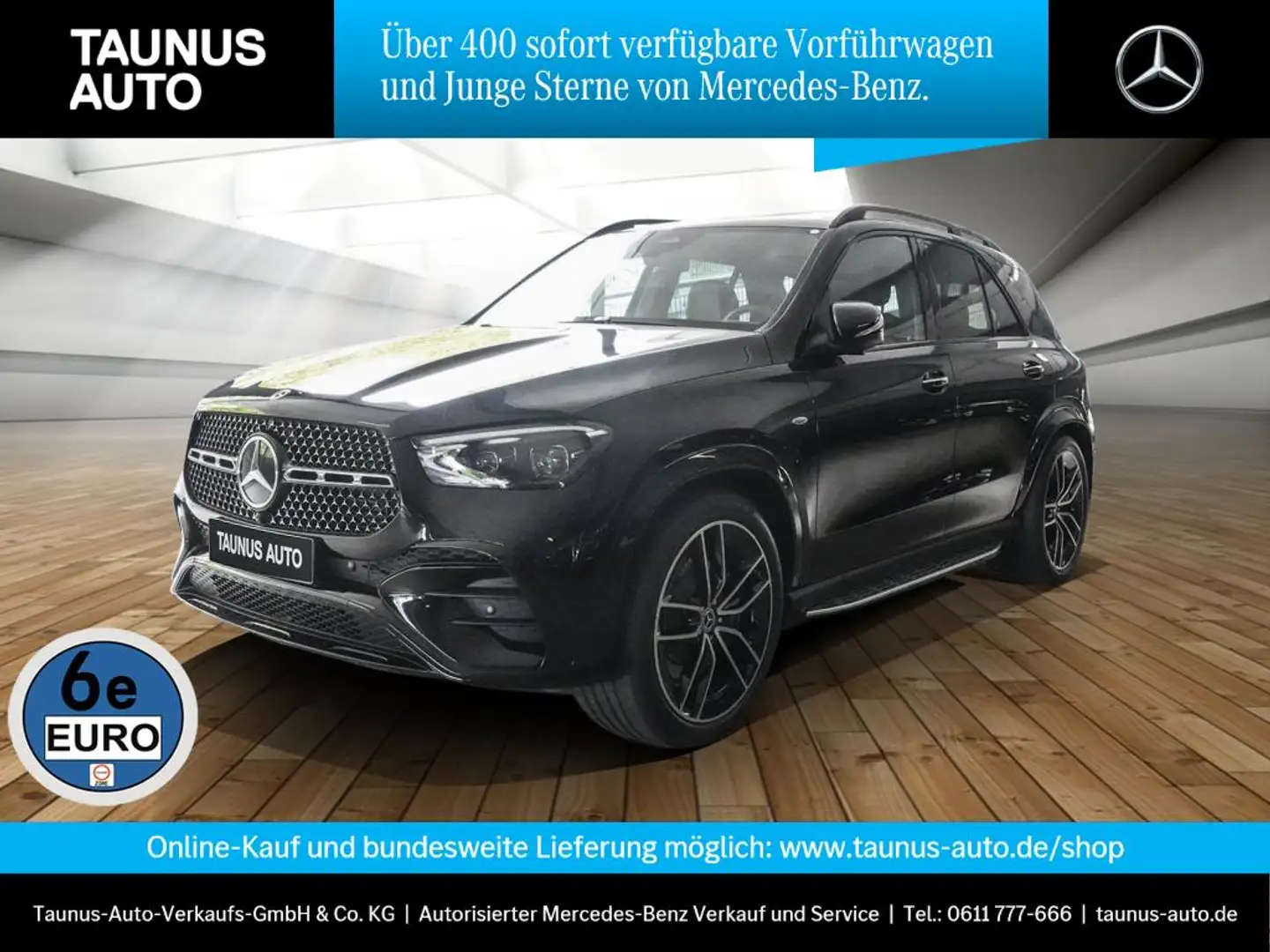 Mercedes-Benz GLE 350 AMG-NIGHT-DISTRONIC-PANO-AHK-UVP 114.000,- Black - 1