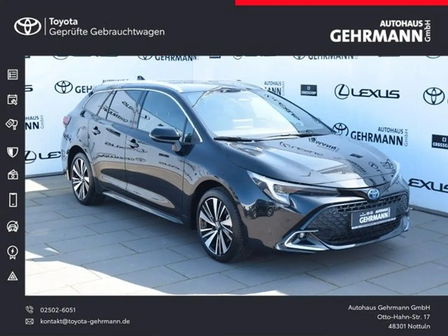 Toyota Corolla Touring Sports Hybrid Teamplayer 1,99% Schwarz - 1