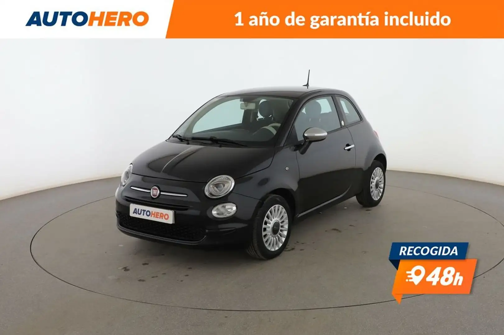 Fiat 500 1.2 Mirror Zwart - 1