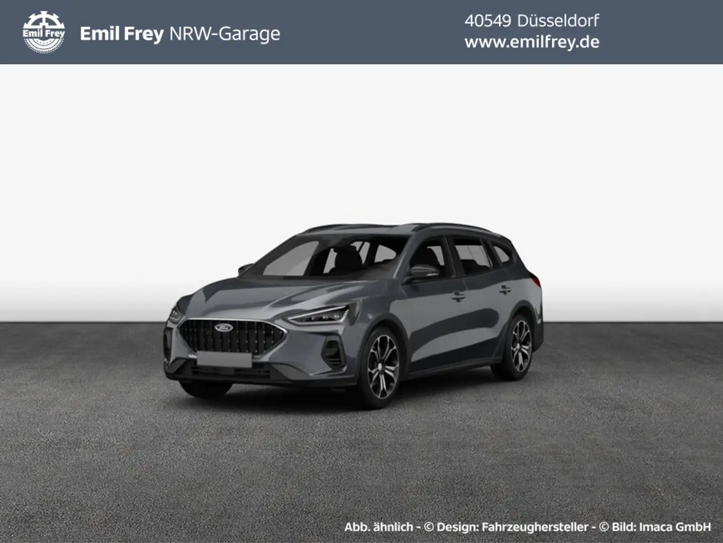 Ford Focus Turnier ST-LINE X 1.0 EcoBoost Hybrid Aut. Gris - 1