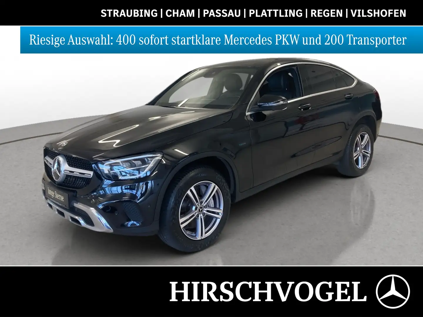 Mercedes-Benz GLC 300 e 4M AHK+DISTRON+MBUX+Navi-Pl.+LED+360°K Noir - 1