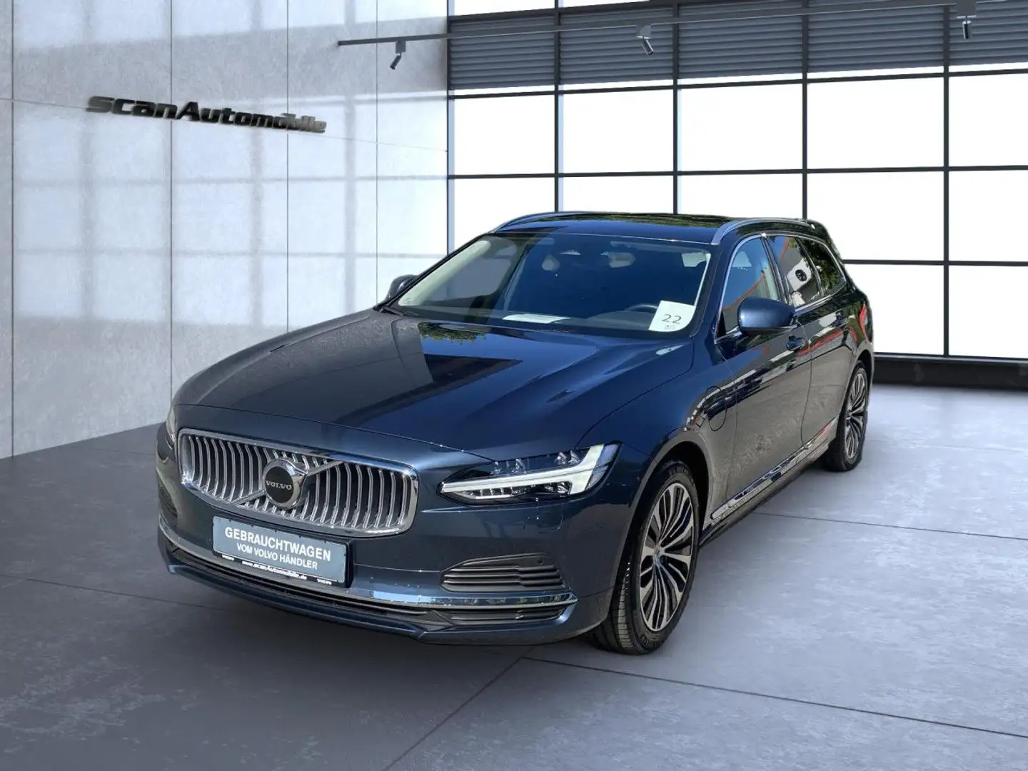 Volvo V90 Core Recharge Plug-In Hybrid AWD Bluetooth LED Bleu - 2