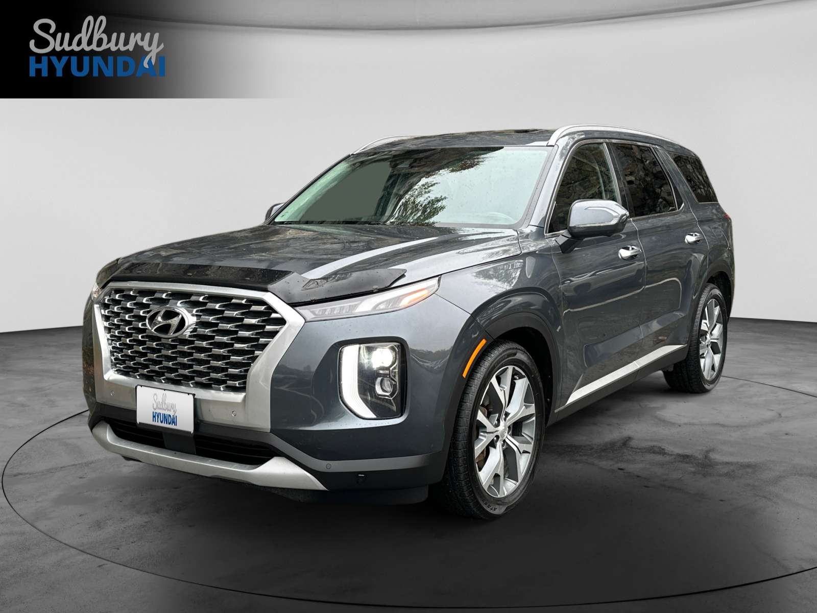 Gray 2021 Hyundai Palisade SUV / Crossover  Automatic