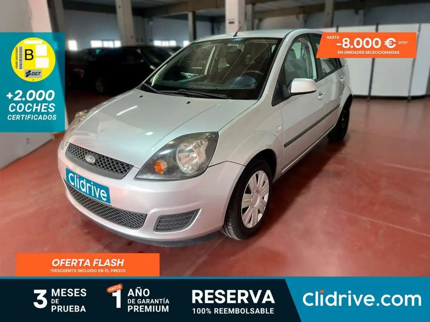 Ford Fiesta 1.4 TDCi Trend Gris - 1