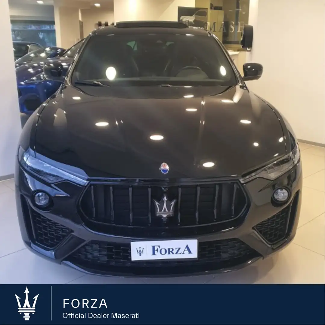 Maserati Levante Levante 3.0 V6 S Gransport 430cv aut Nerissimo Ed. Zwart - 1