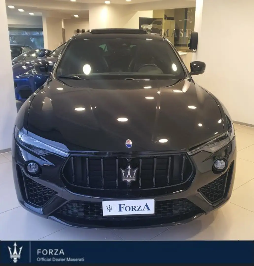 Maserati Levante Levante 3.0 V6 S Gransport 430cv aut Nerissimo Ed. Zwart - 1