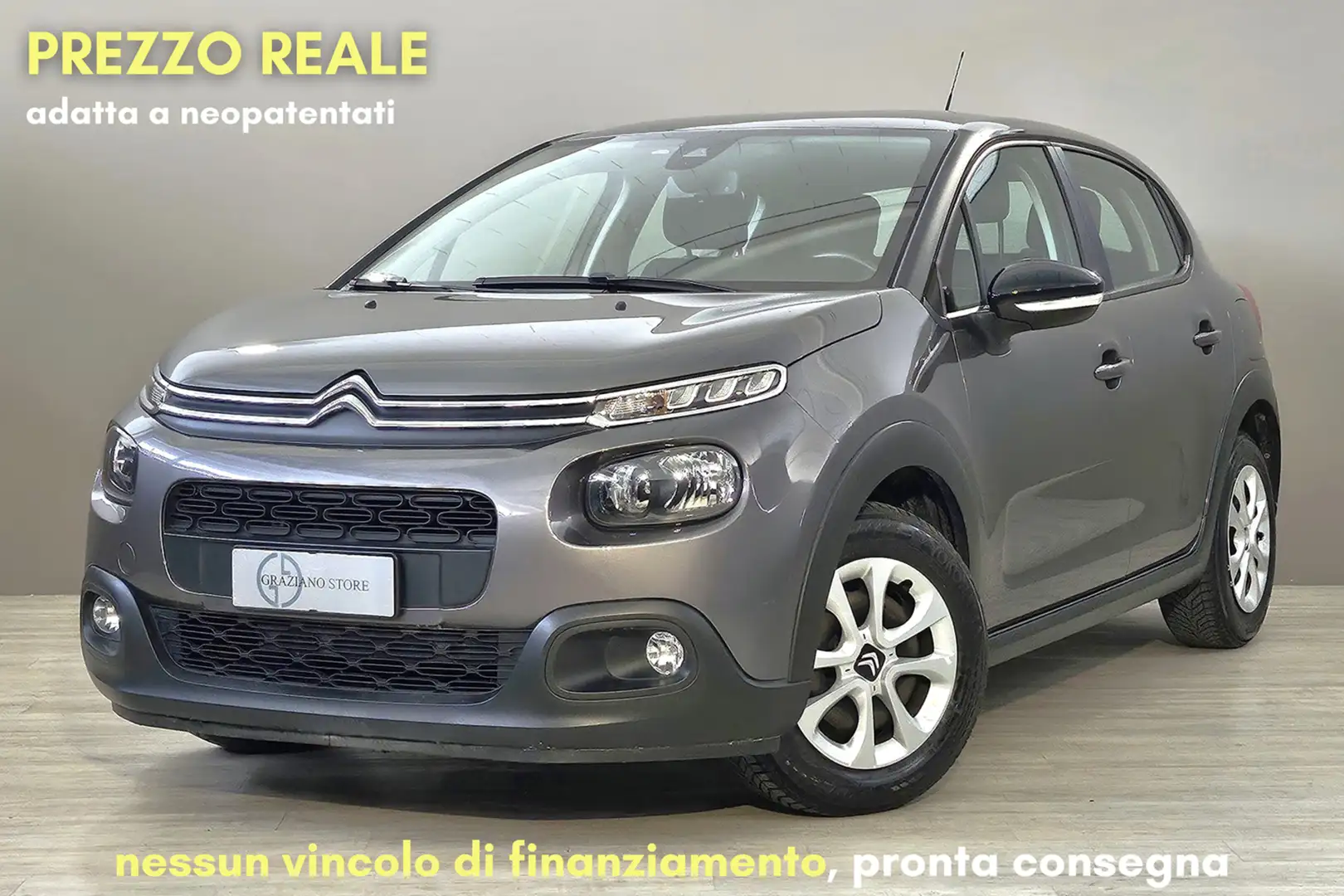 Citroen C3 CITROEN C3 PureTech 82 S&S Feel Grigio - 1