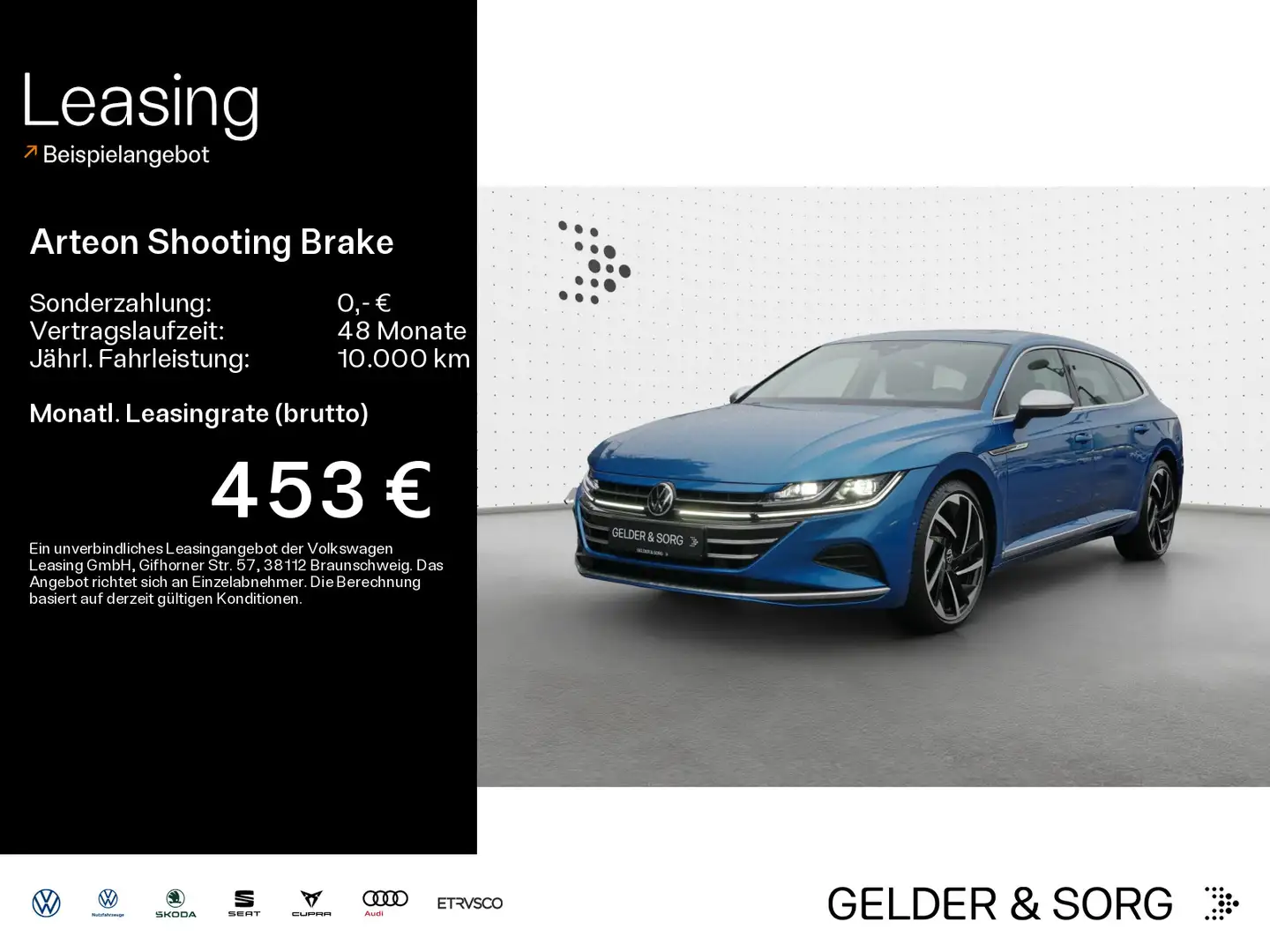 Volkswagen Arteon Stand*AHK*20Z*Leder*H&K* Blau - 1