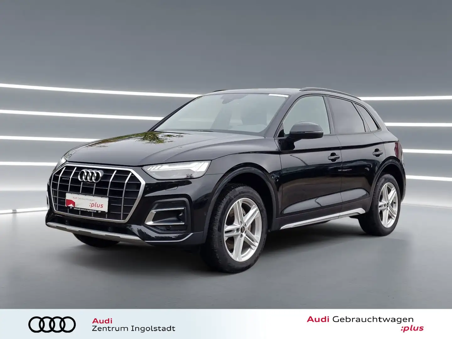 Audi Q5 45 TFSI qu S line MATRIX Pano AHK Leder Raute adva Schwarz - 2