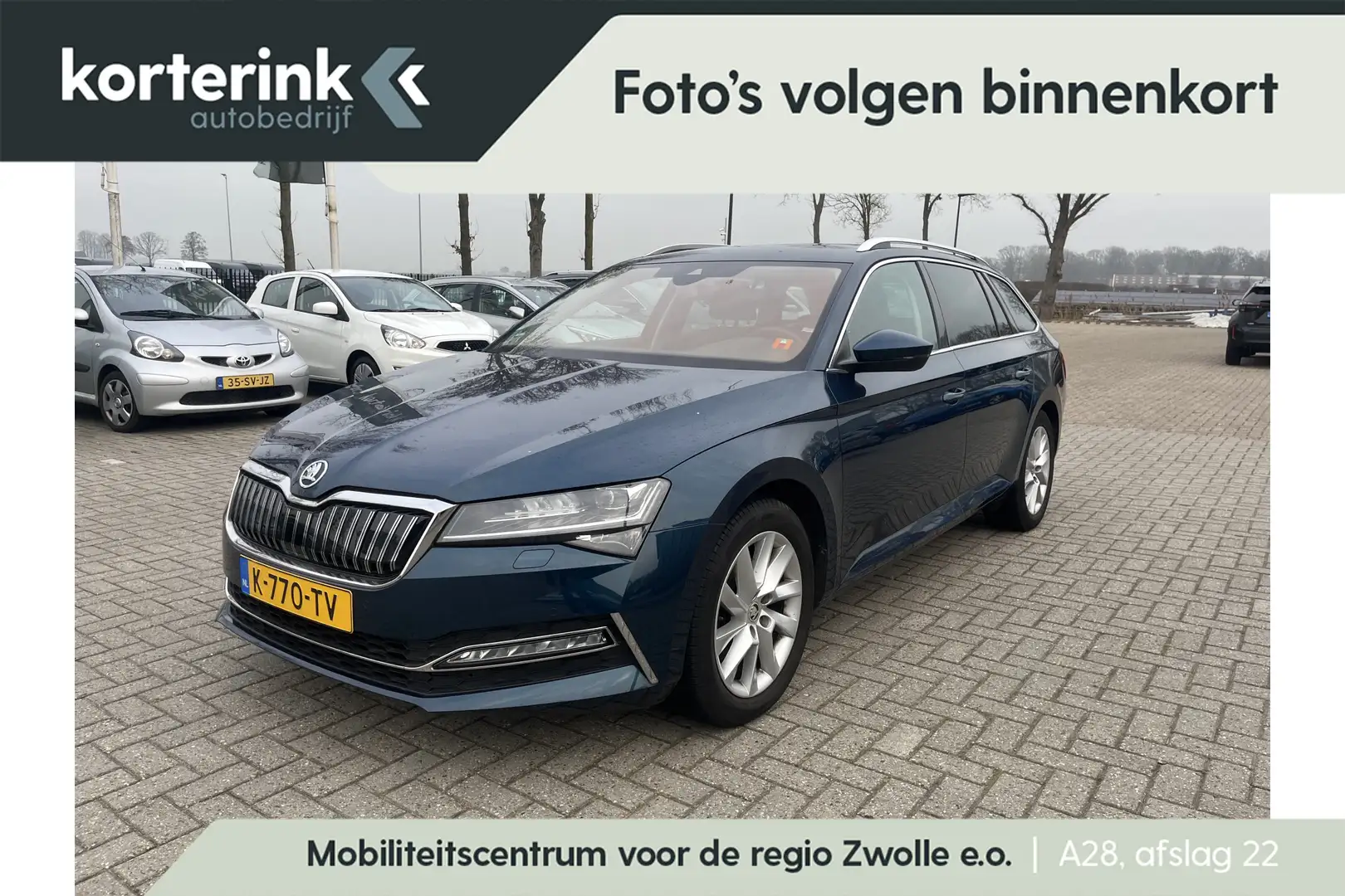 Skoda Superb Combi 1.4 TSI iV Business Edition Plus Bleu - 1