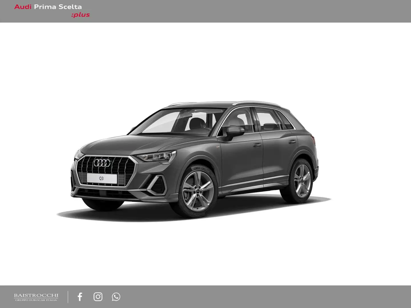 Audi Q3 35 2.0 tdi s line edition quattro s-tronic Grigio - 1