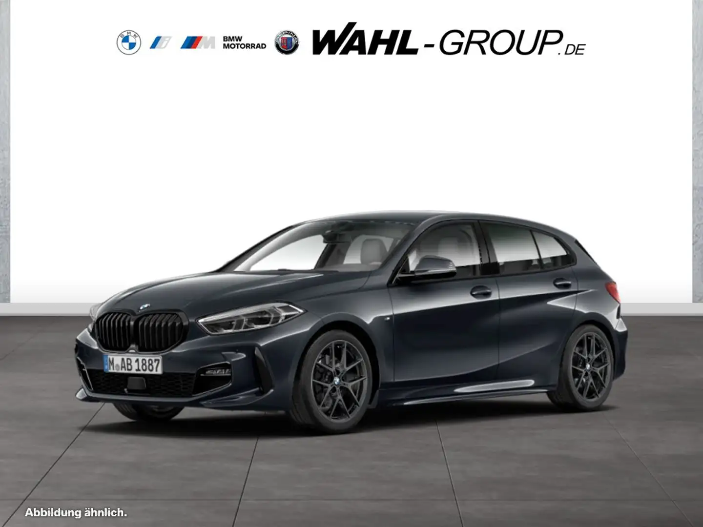 BMW 118 i M SPORT DKG LED GRA PDC SHZG DAB LORDOSENSTÜTZE Grau - 1