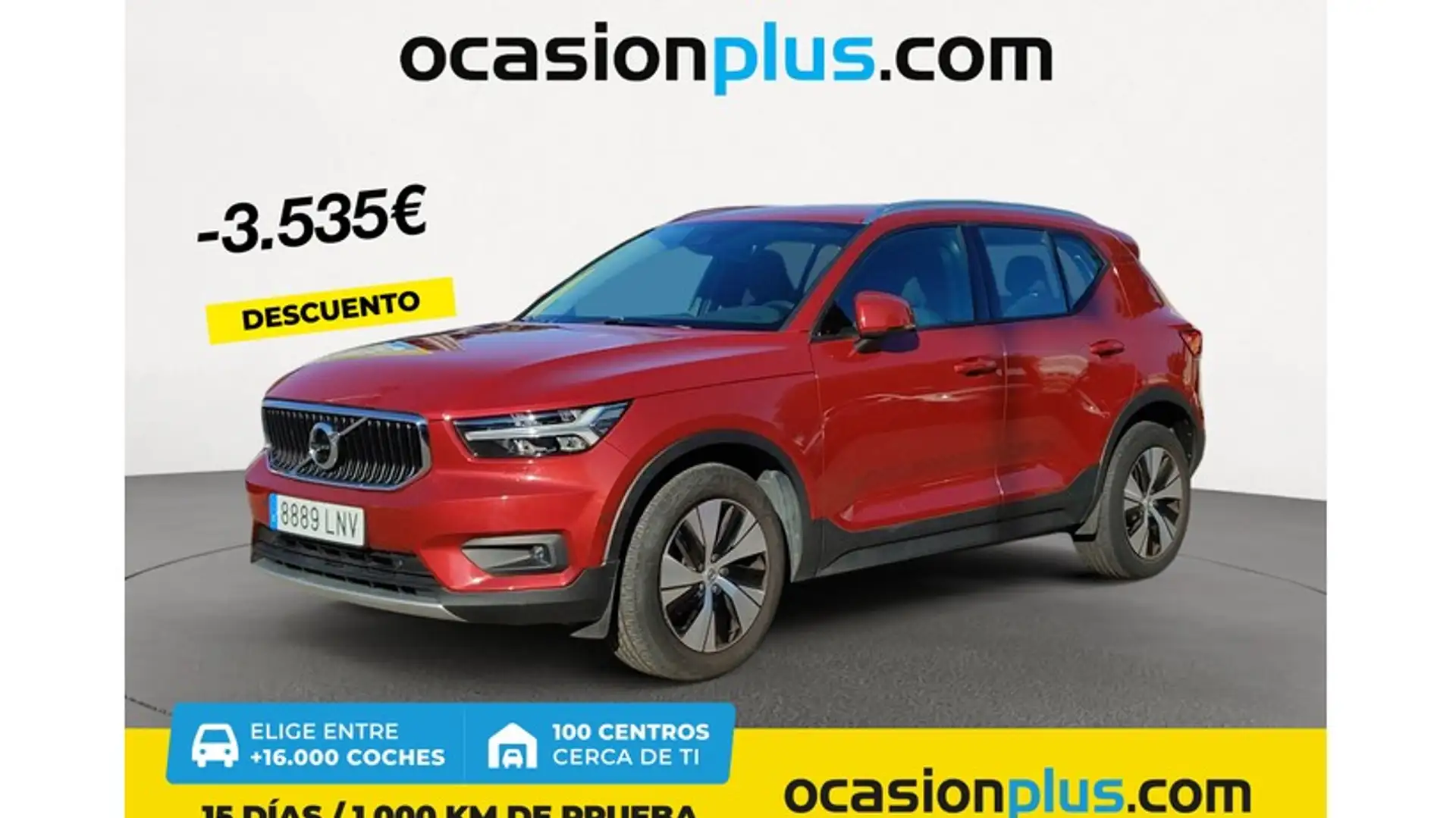 Volvo XC40 T3 Momentum Pro Aut. Rojo - 1