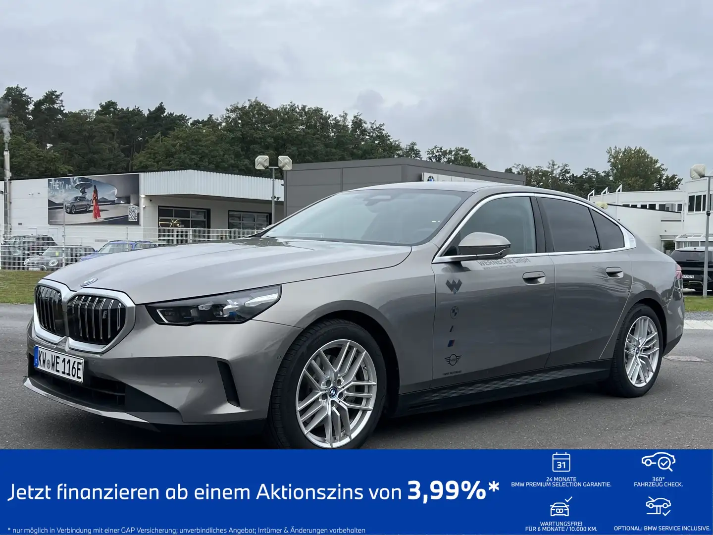 BMW i5 xDrive40  Autobahn Assist., 360, Memory Grau - 1