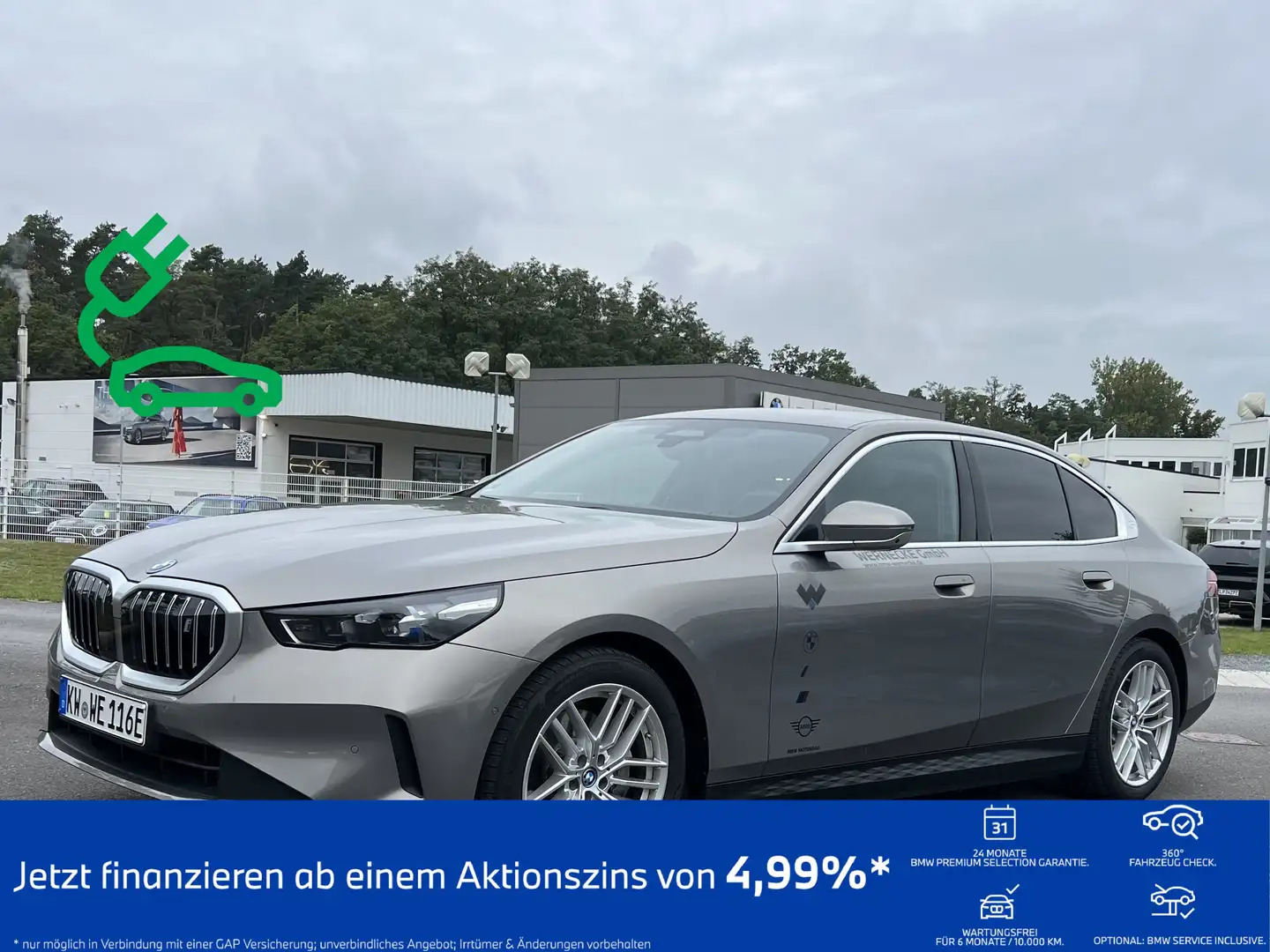 BMW i5 xDrive40  Autobahn Assist., 360, Memory Grau - 1