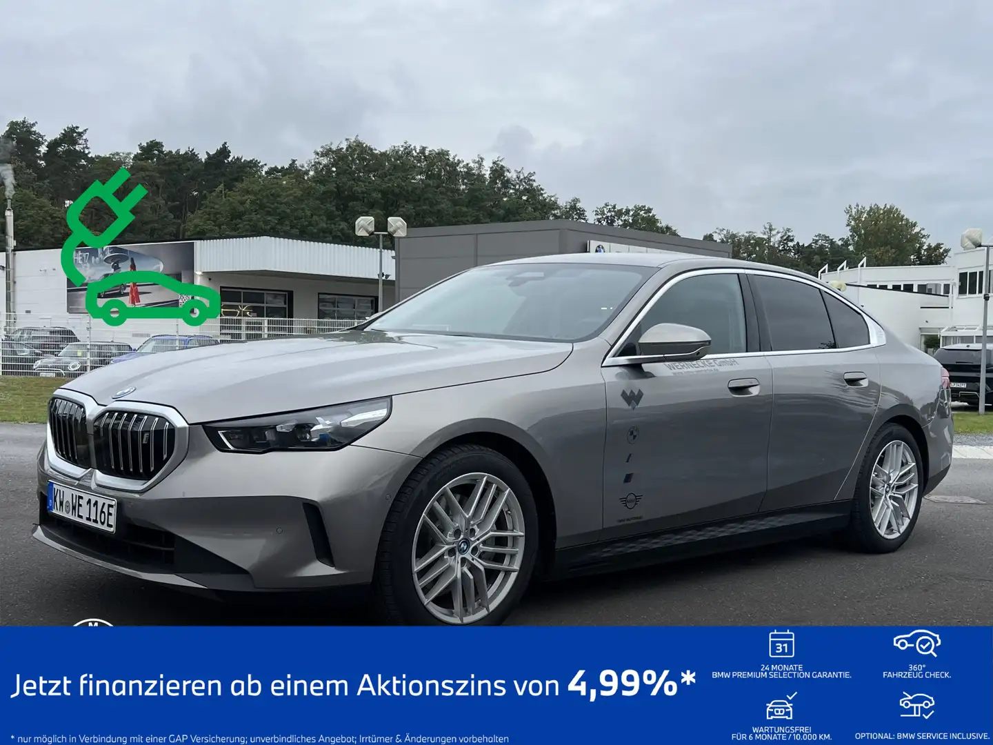 BMW i5 xDrive40  Autobahn Assist., 360, Memory Grau - 1