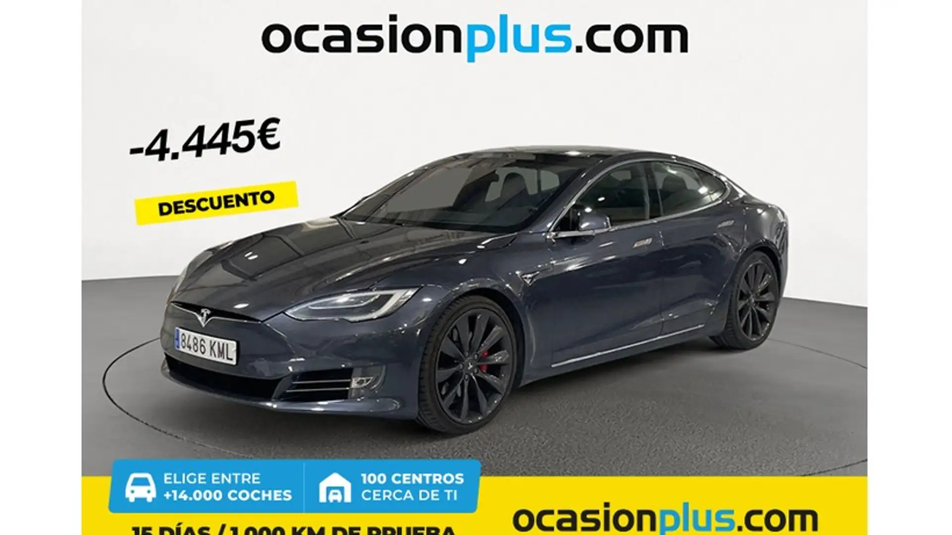 Tesla Model S P100D Gris - 1