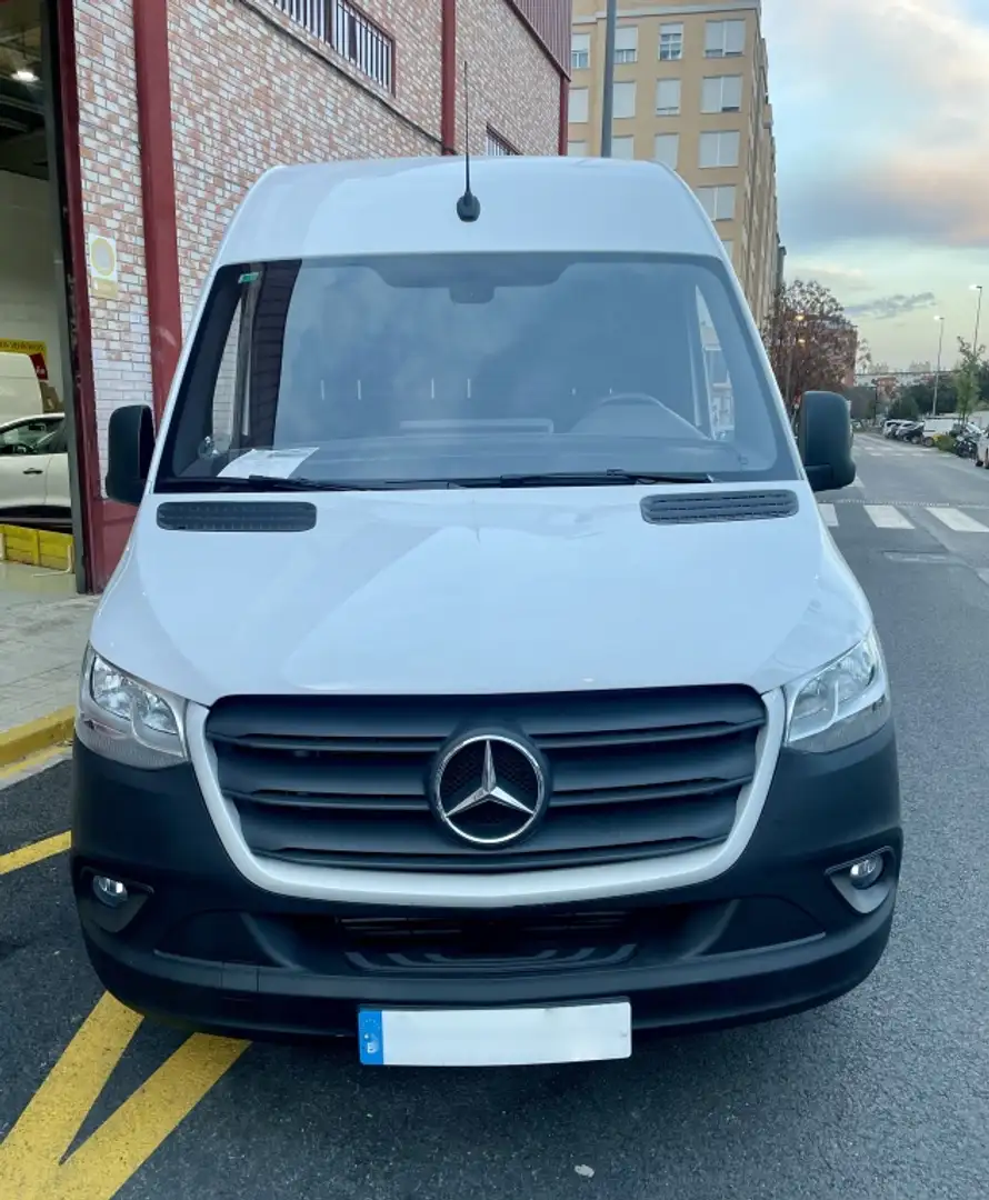 Mercedes-Benz Sprinter Furgón 319BlueTec Largo T.E. Blanco - 2
