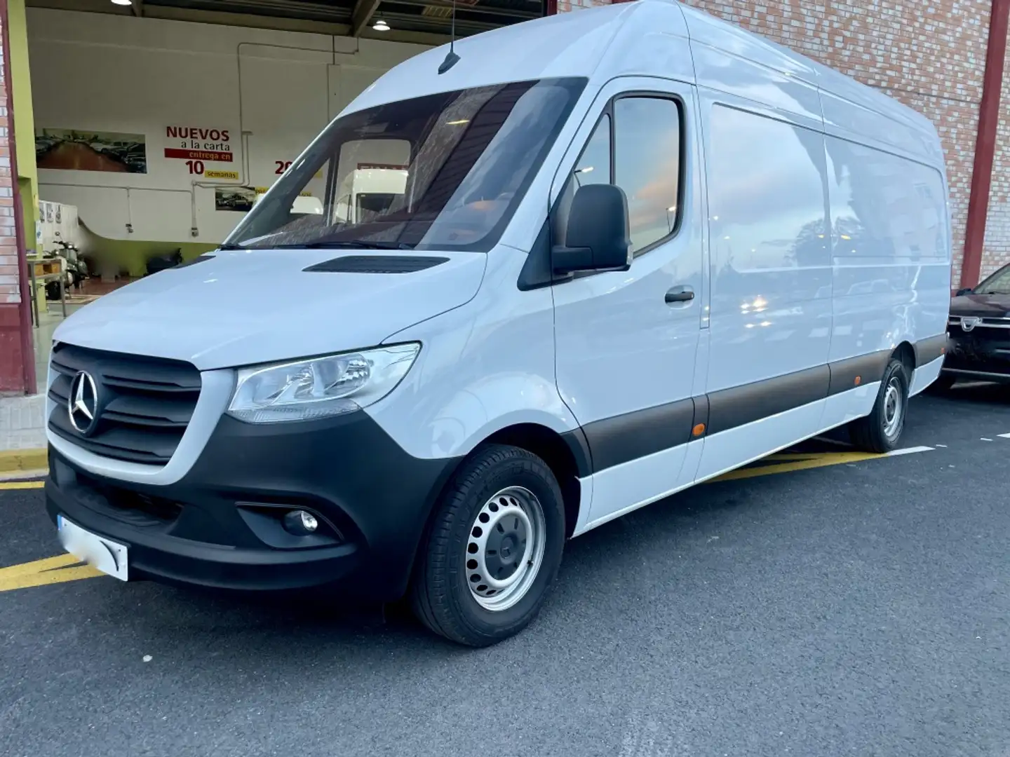 Mercedes-Benz Sprinter Furgón 319BlueTec Largo T.E. Blanco - 1