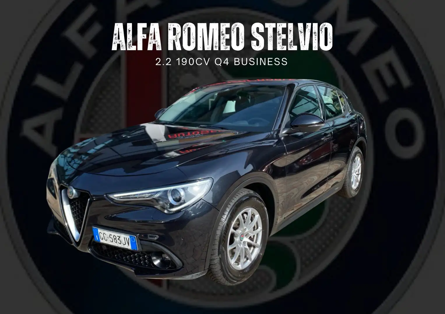 Alfa Romeo Stelvio Stelvio 2020 2.2 t Business Q4 190cv auto Nero - 1