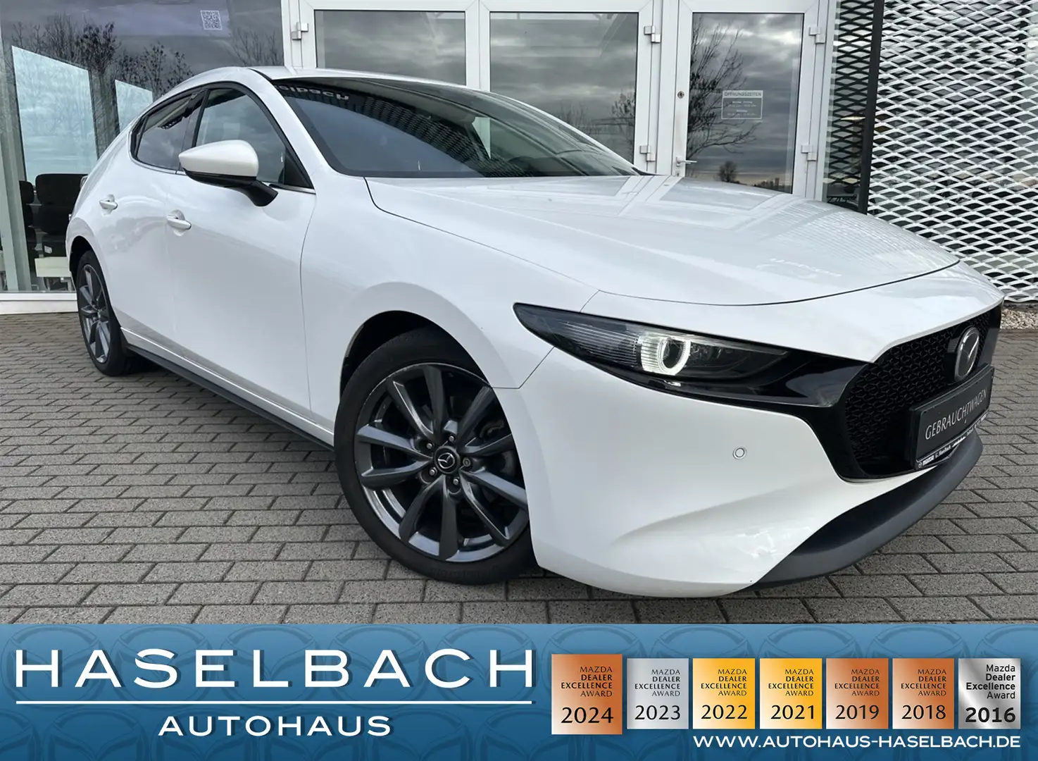 Mazda 3 SELECTION Matrix RFK Sitzheizg Klimaaut Lenkradhei Weiß - 1