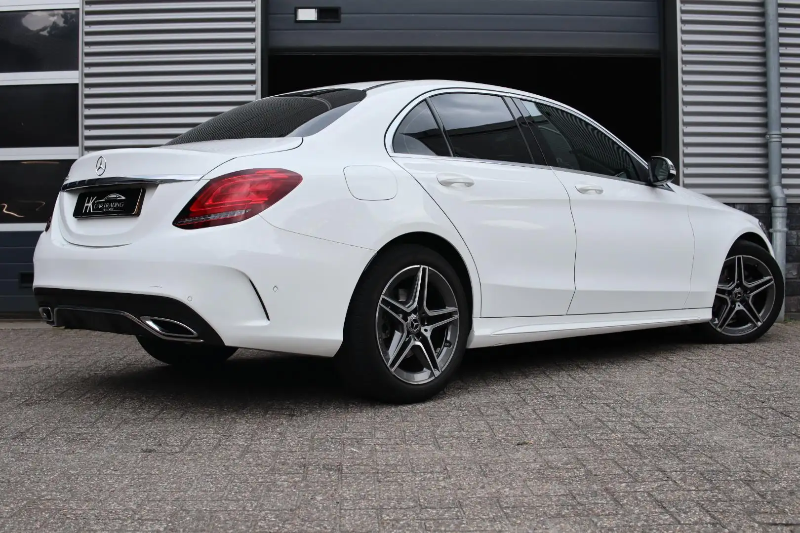 Mercedes-Benz C 220 220d AMG| leer| Night| Automaat| 18 inch| Wit - 2