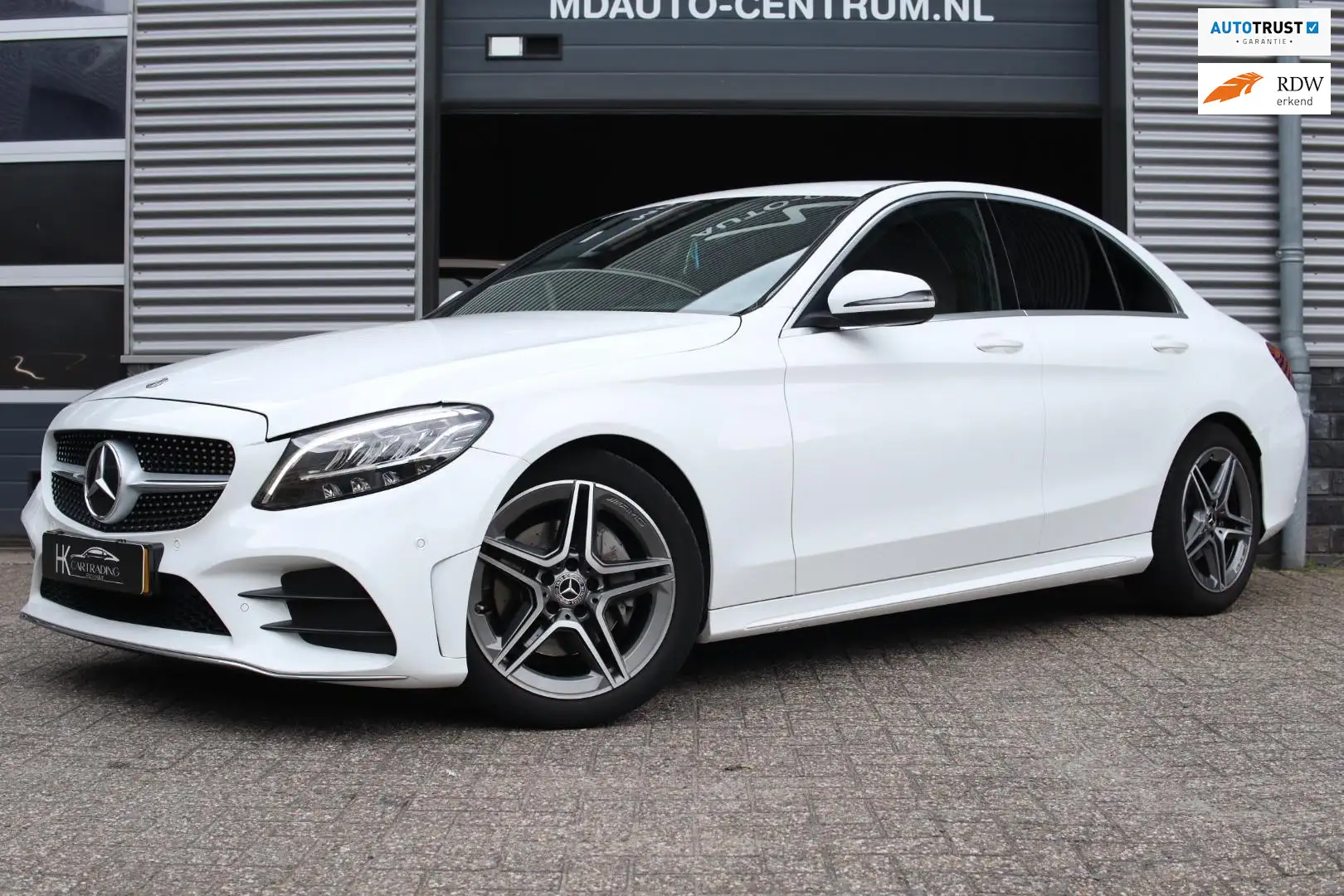 Mercedes-Benz C 220 220d AMG| leer| Night| Automaat| 18 inch| Wit - 1