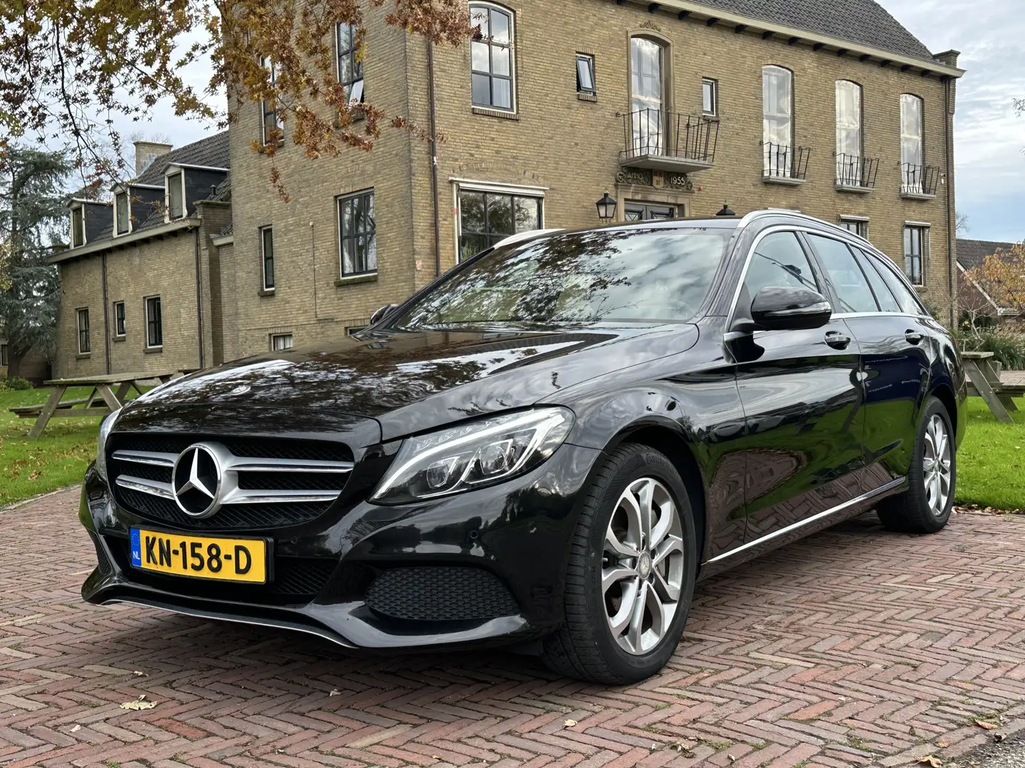 Mercedes-Benz C 350 Estate e Lease Edition Nap * dealer auto Zwart - 1