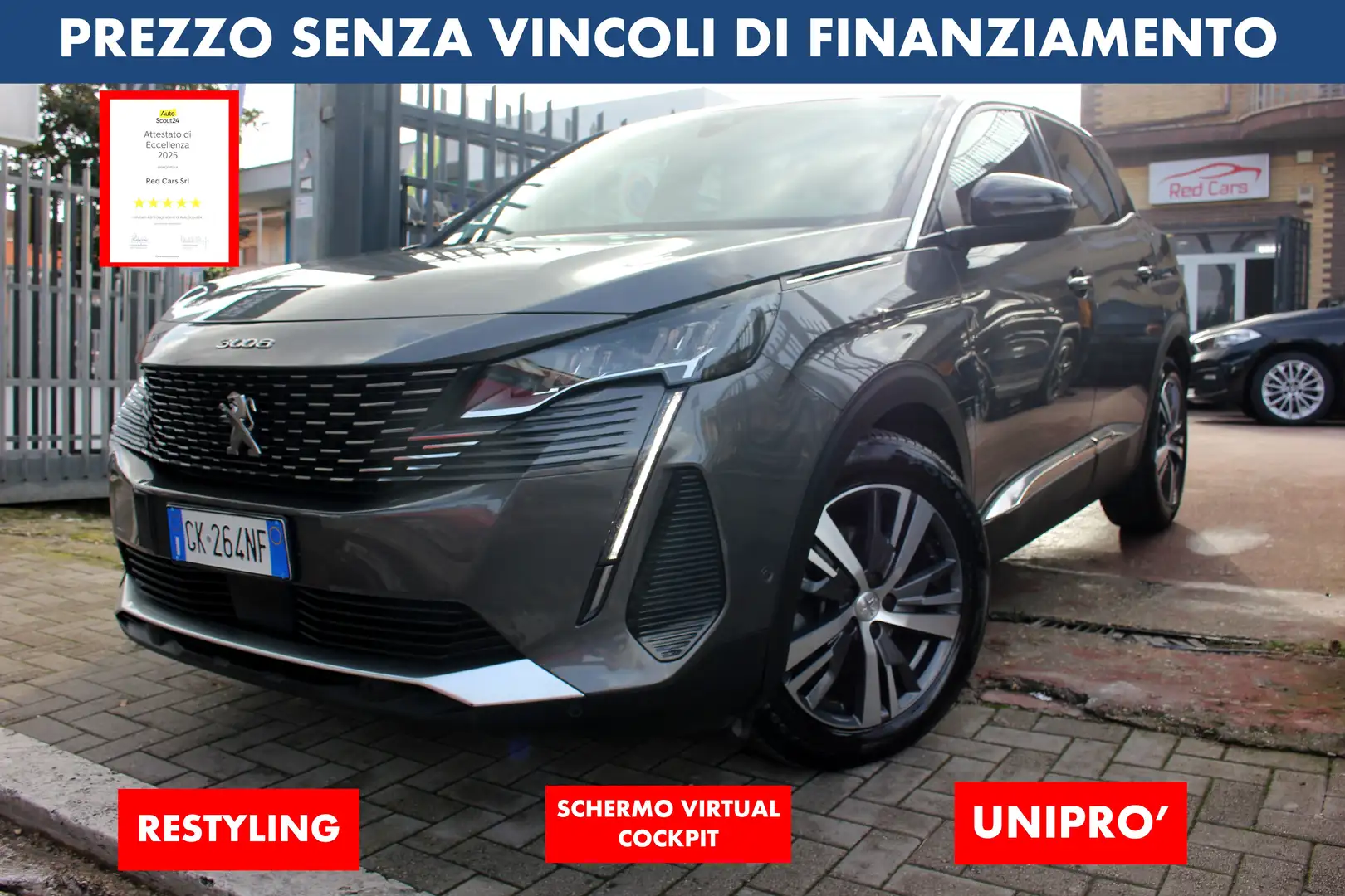Peugeot 3008 ALLURE-EAT8*PREZZO VERO*KM CERTI-IVA DEDUCIBILE - 1