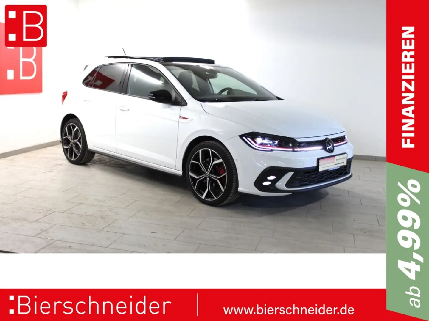 Volkswagen Polo GTI 2.0 TSI DSG 18 MATRIX PANO BEATS ACC Bílá - 1