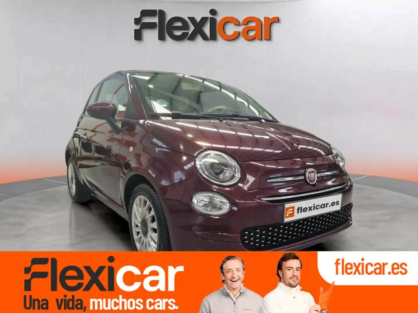 Fiat 500 Lounge 1.2 8v 51KW (69 CV) Burdeos - 1