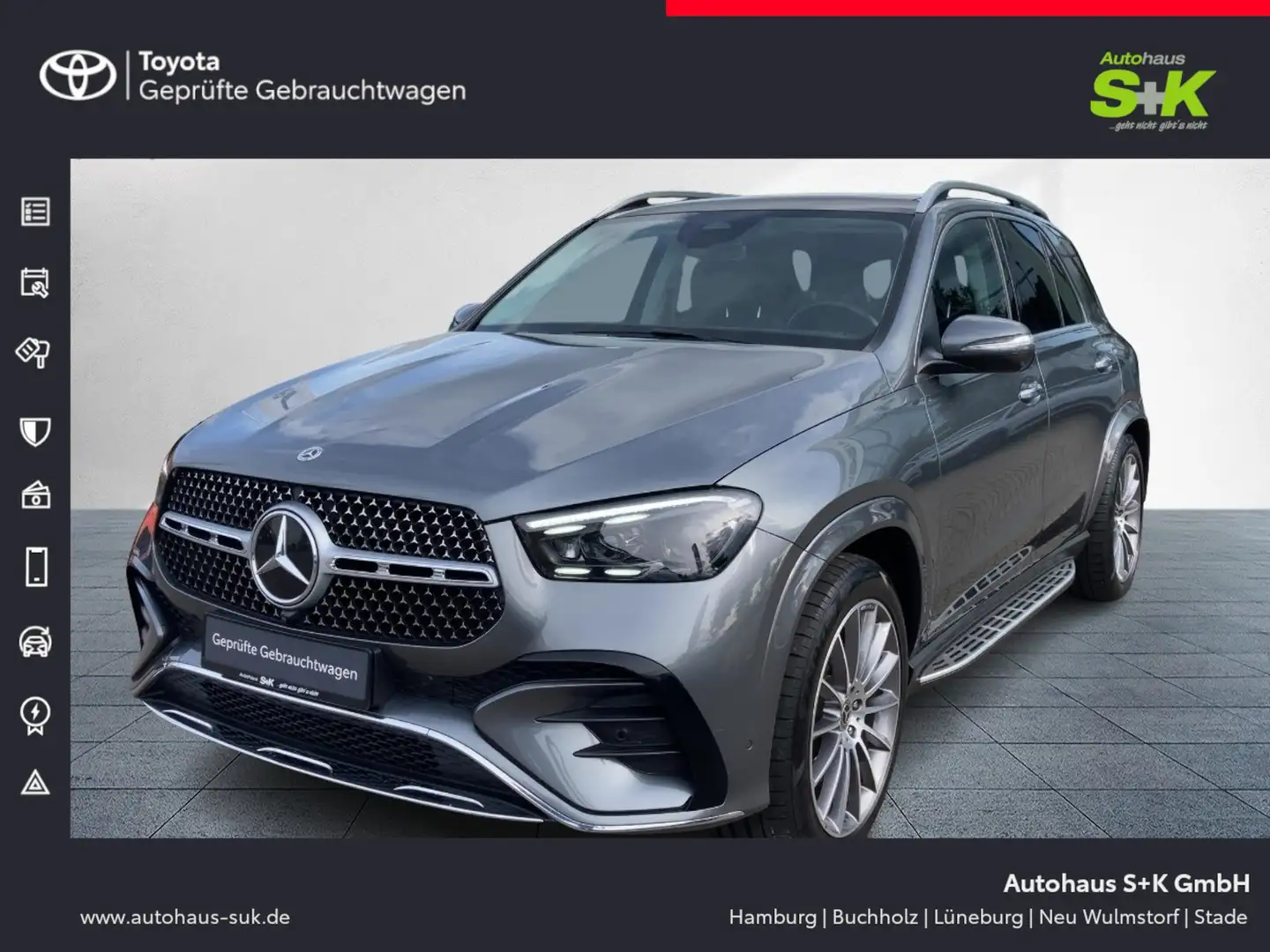 Mercedes-Benz GLE 450 d AMG LINE 4Matic Mild-Hybrid*Luftfahrwerk* Grau - 1