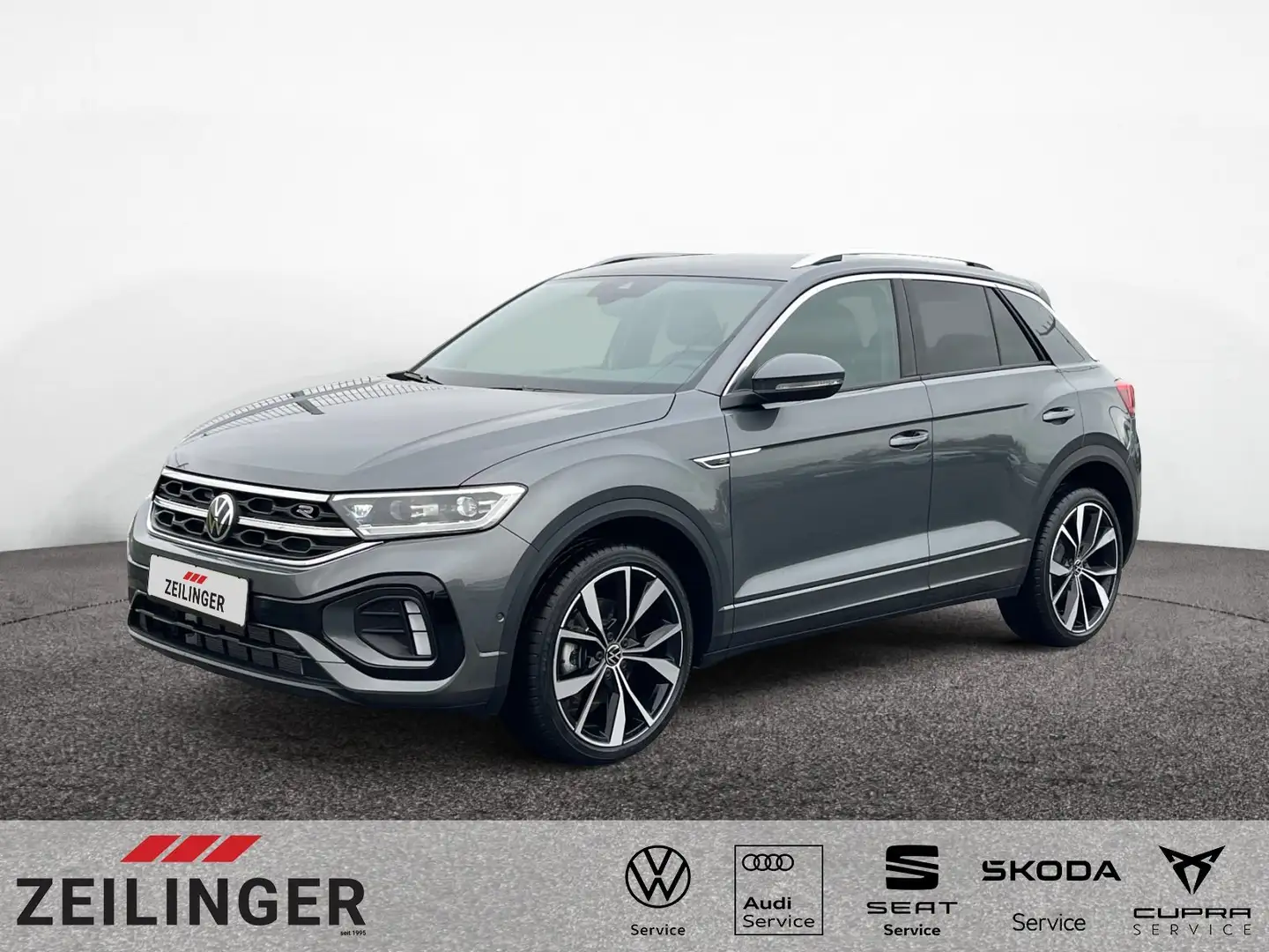 Volkswagen T-Roc R-Line TSI DSG|19"|NAVI|KAMERA|ACC|APP-CON Gris - 1