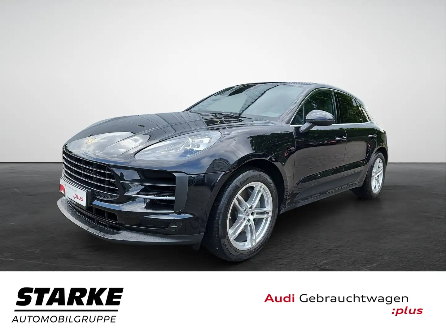 Porsche Macan S Navi LED AHK Pano SHZ v+h BOSE Luftfederung Negru - 2