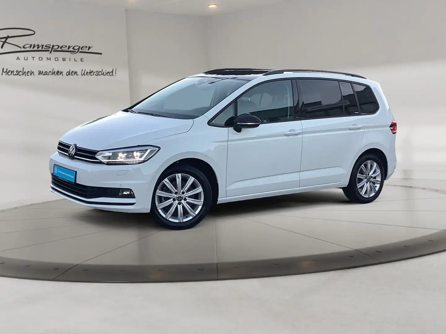 Volkswagen Touran 1.5 TSI DSG Highline AHK ACC LED Kamera Weiß - 2