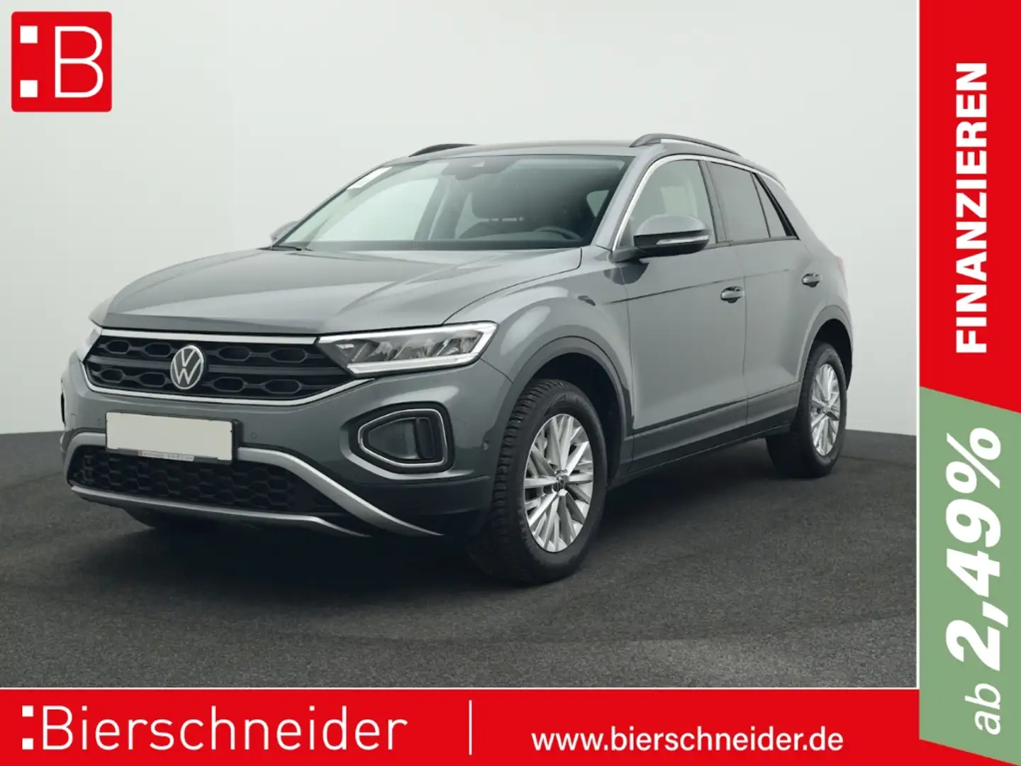 Volkswagen T-Roc 1.0 TSI Life APPCONNECT PDC SITZH Gris - 1