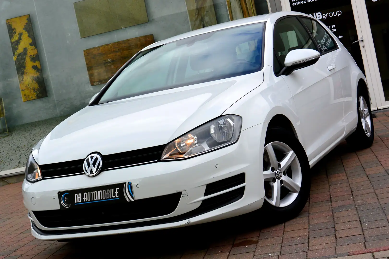 Volkswagen Golf Golf 1.2 TSI Highline_1ER PROP_FAIBLE KM_GARANTIE_ Blanc - 1