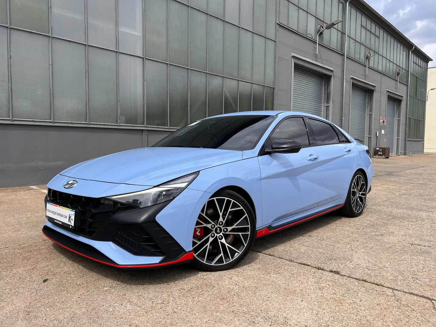Hyundai ELANTRA N Performance Import from Korea Blauw - 1